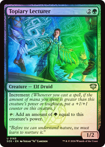 Topiary Lecturer Foil