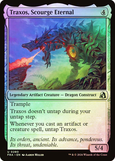 Traxos, Scourge Eternal Foil