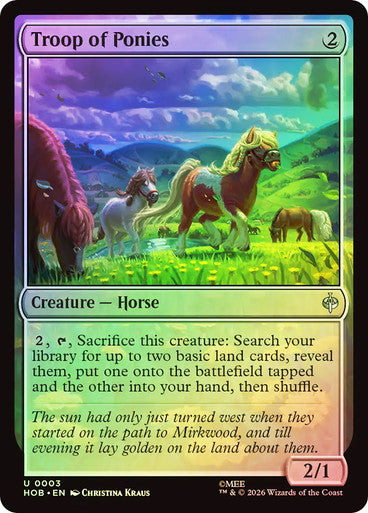Troop of Ponies Foil