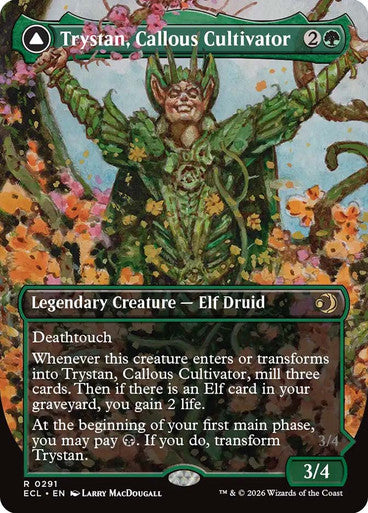 Trystan, Callous Cultivator // Trystan, Penitent Culler (Borderless)