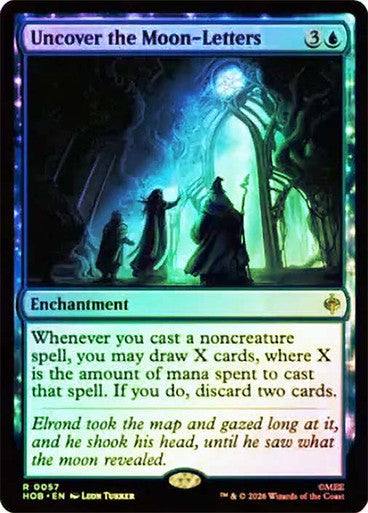 Uncover the Moon-Letters Foil