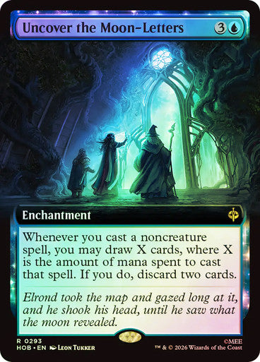 Uncover the Moon-Letters (Extended Art) Foil