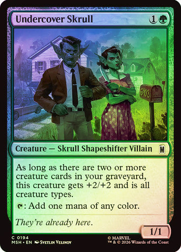 Undercover Skrull Foil