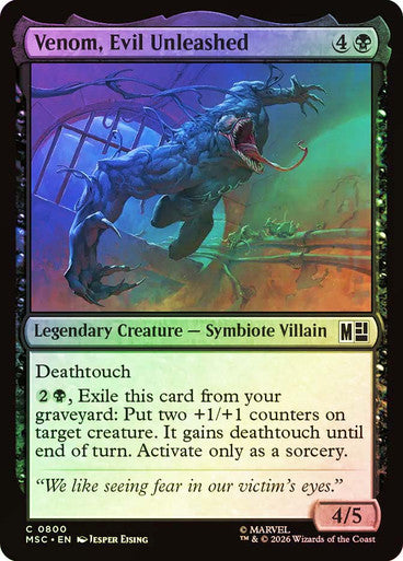 Venom, Evil Unleashed Foil