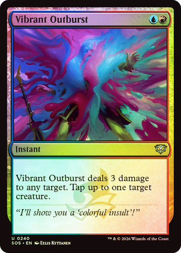 Vibrant Outburst Foil