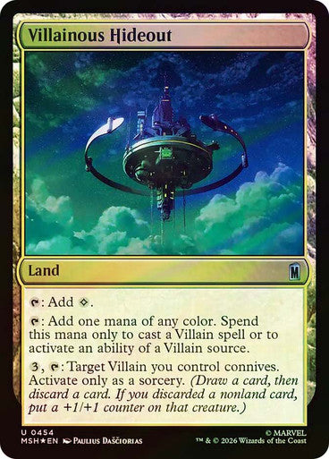 Villainous Hideout Surge Foil