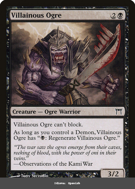 Villainous Ogre - Spanish