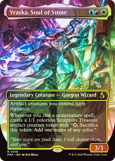 Vraska, Soul of Stone (Borderless) Foil