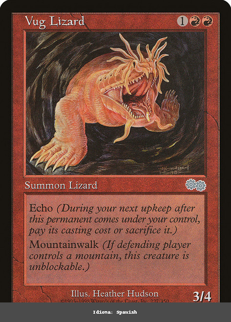 Vug Lizard - Spanish