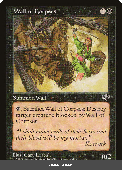 Wall of Corpses - Spanish
