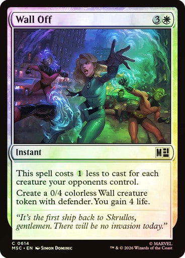 Wall Off Foil
