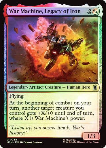 War Machine, Legacy of Iron Foil