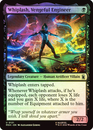 Whiplash, Vengeful Engineer Foil