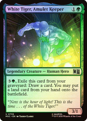 White Tiger, Amulet Keeper Foil