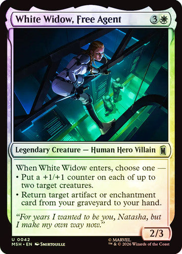 White Widow, Free Agent Foil