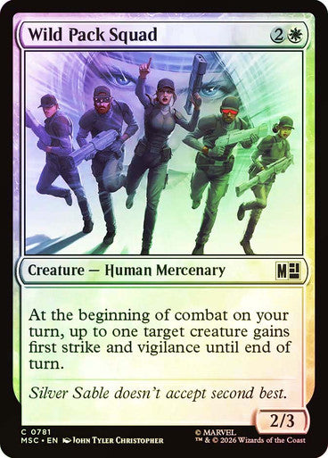 Wild Pack Squad Foil