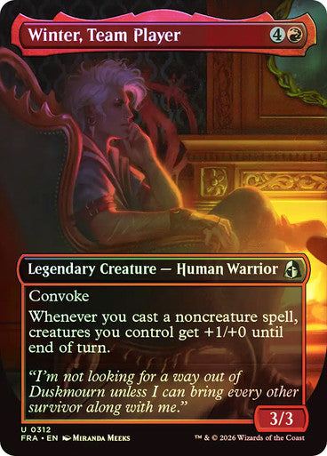Winter, Team Player (Borderless) Foil