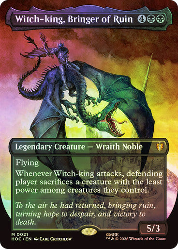 Witch-king, Bringer of Ruin (Borderless) Foil