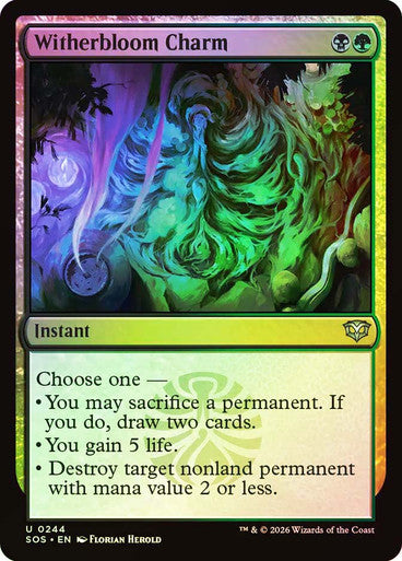 Witherbloom Charm Foil