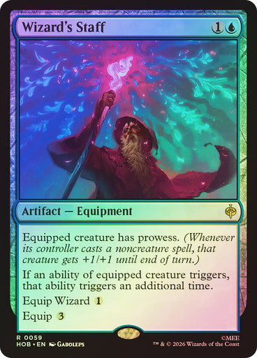 Wizard's Staff Foil