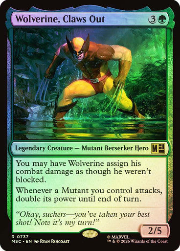 Wolverine, Claws Out Foil