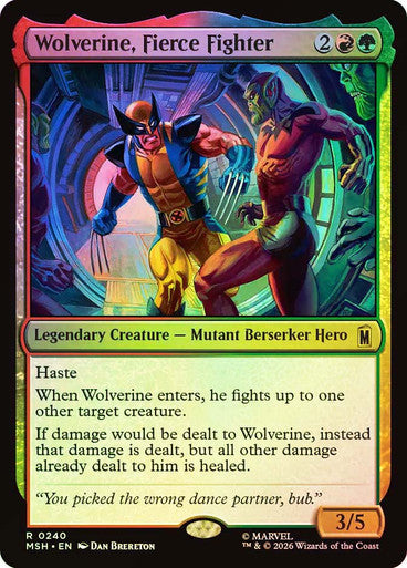 Wolverine, Fierce Fighter Foil