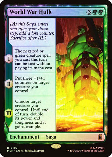 World War Hulk Foil
