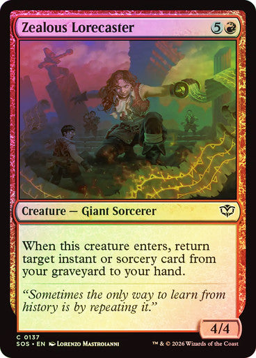 Zealous Lorecaster Foil