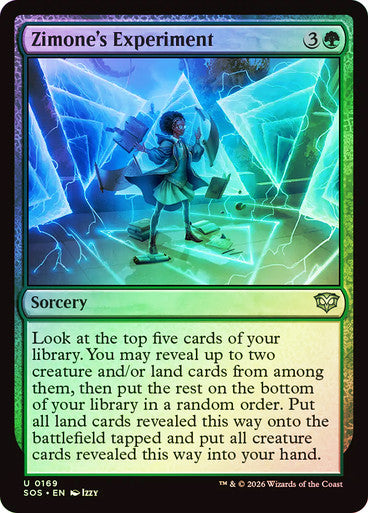 Zimone's Experiment Foil