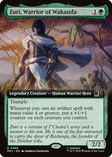 Zuri, Warrior of Wakanda (Extended Art)